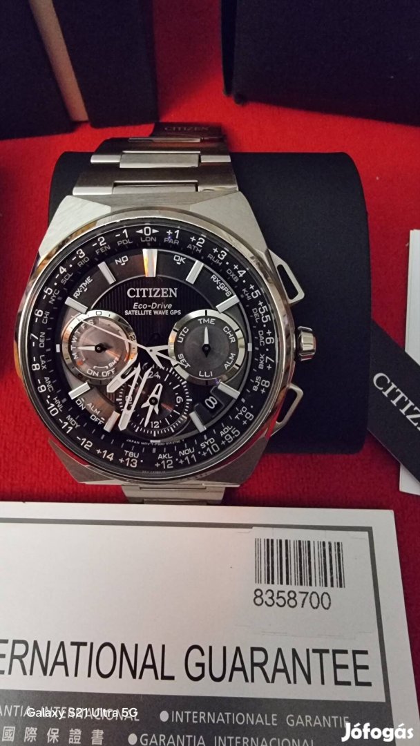 Citizen, cc9008-84e, GPS, Chronograph, karóra, eladó, csere.