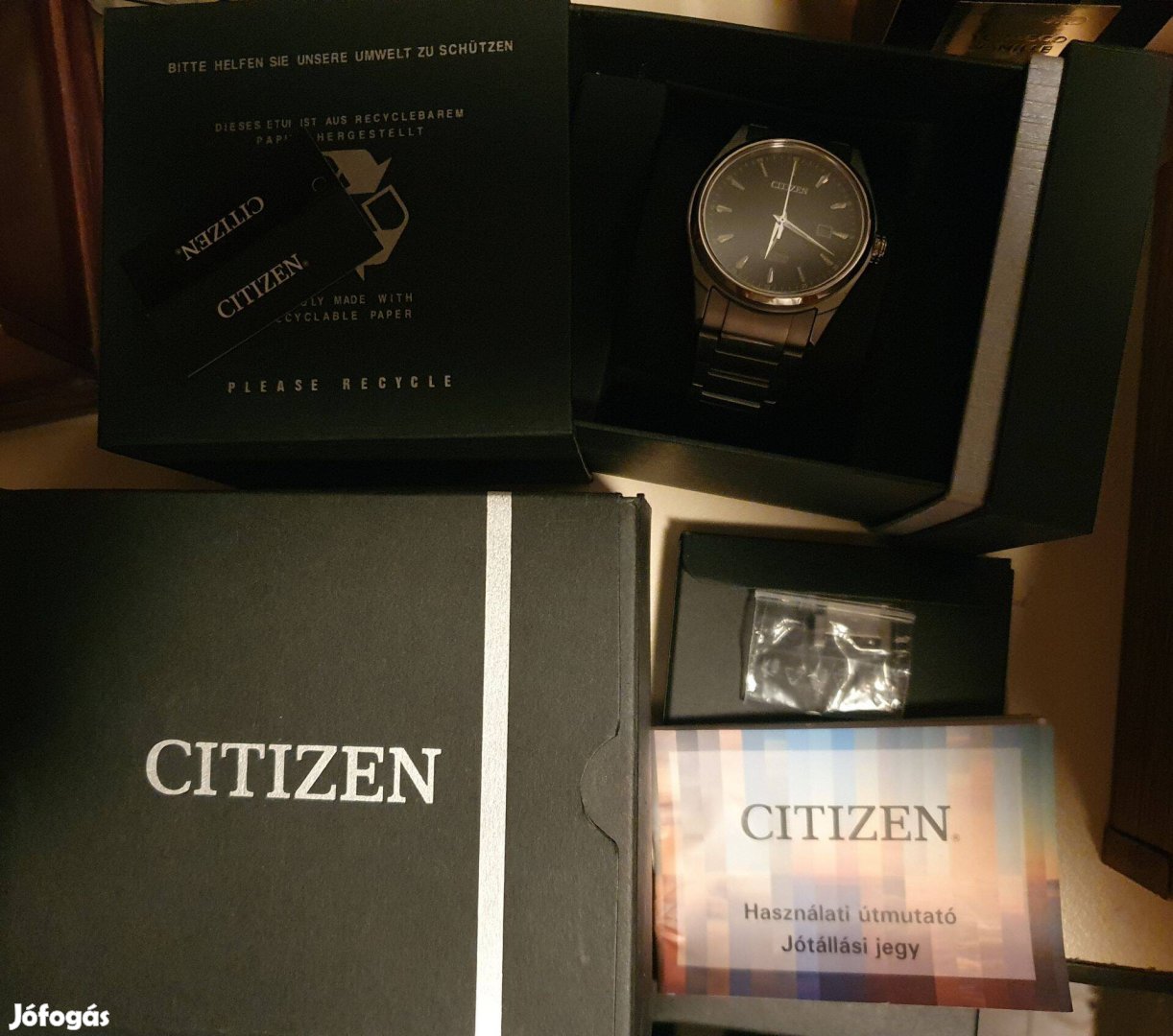 Citizen titanium Eco-drive zafír 100m