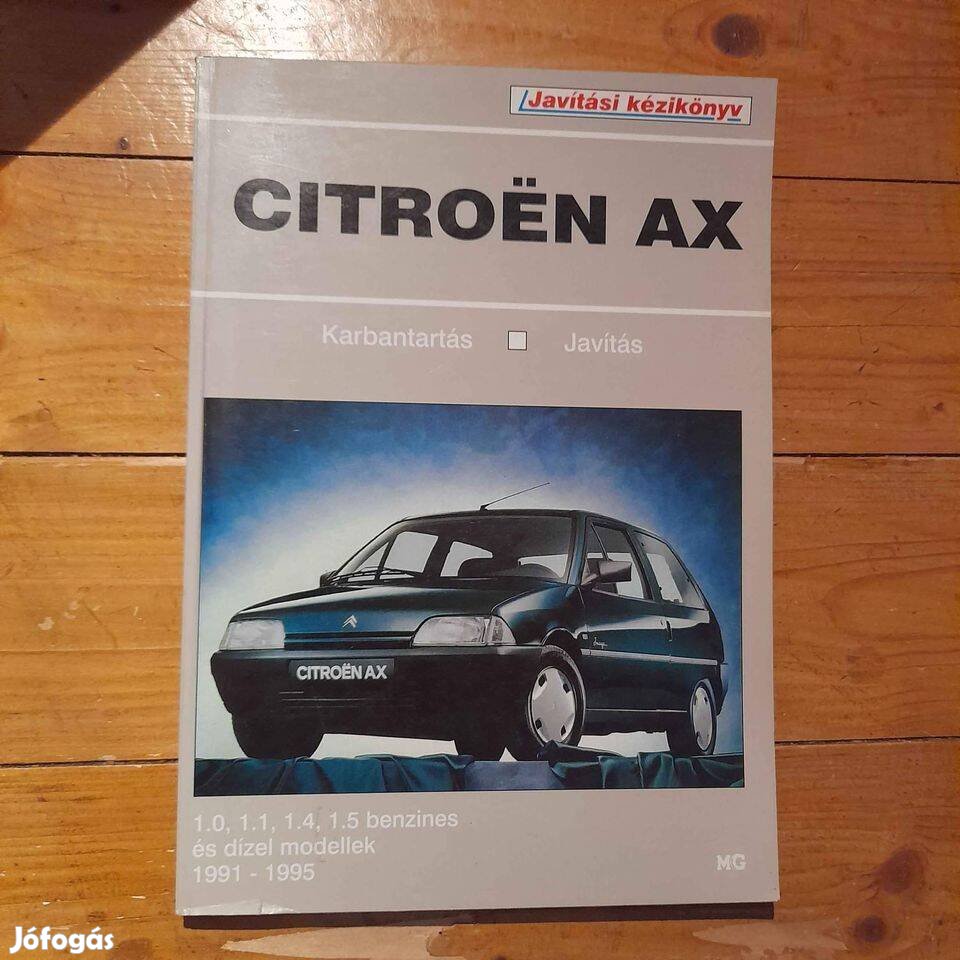 Citroën AX 1991-95 javítási kézikönyv 1997