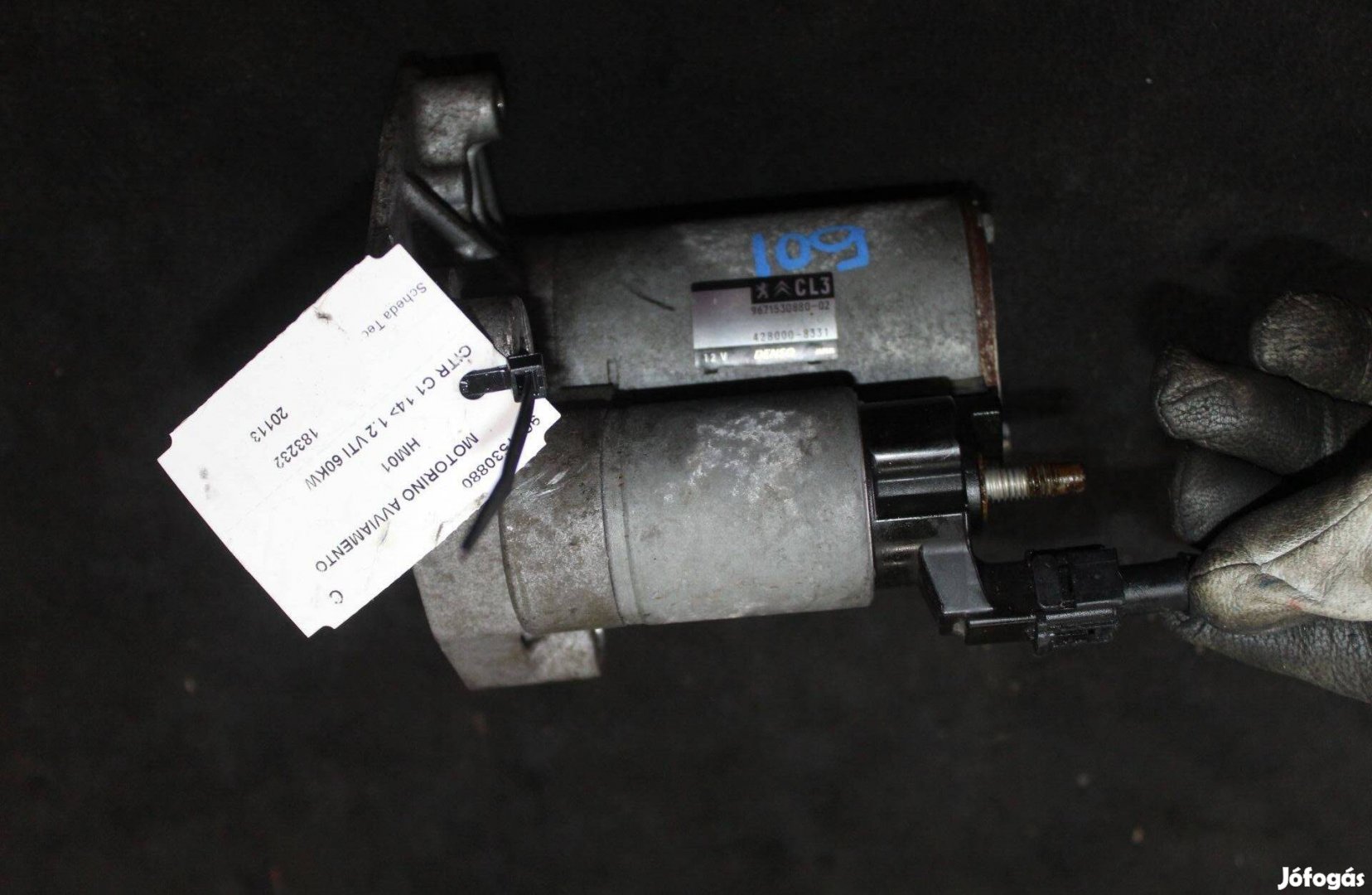 Citroën C1 2014-től 1.2B önindító 9671530880 (109)