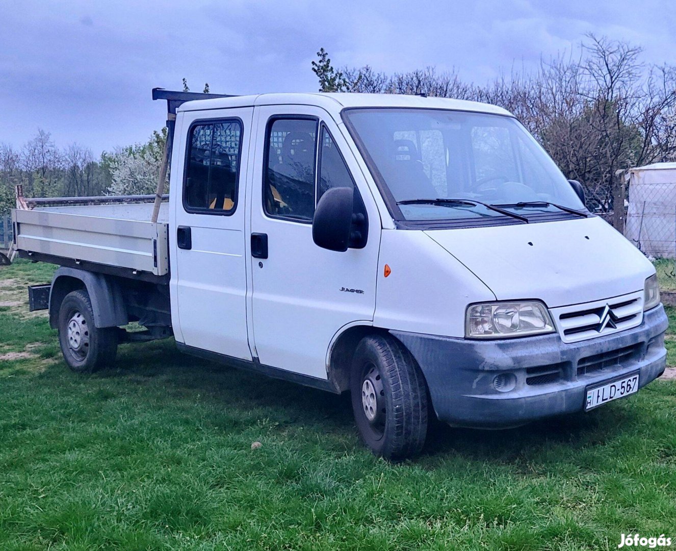 Citroën Jumper dublakabin, plató