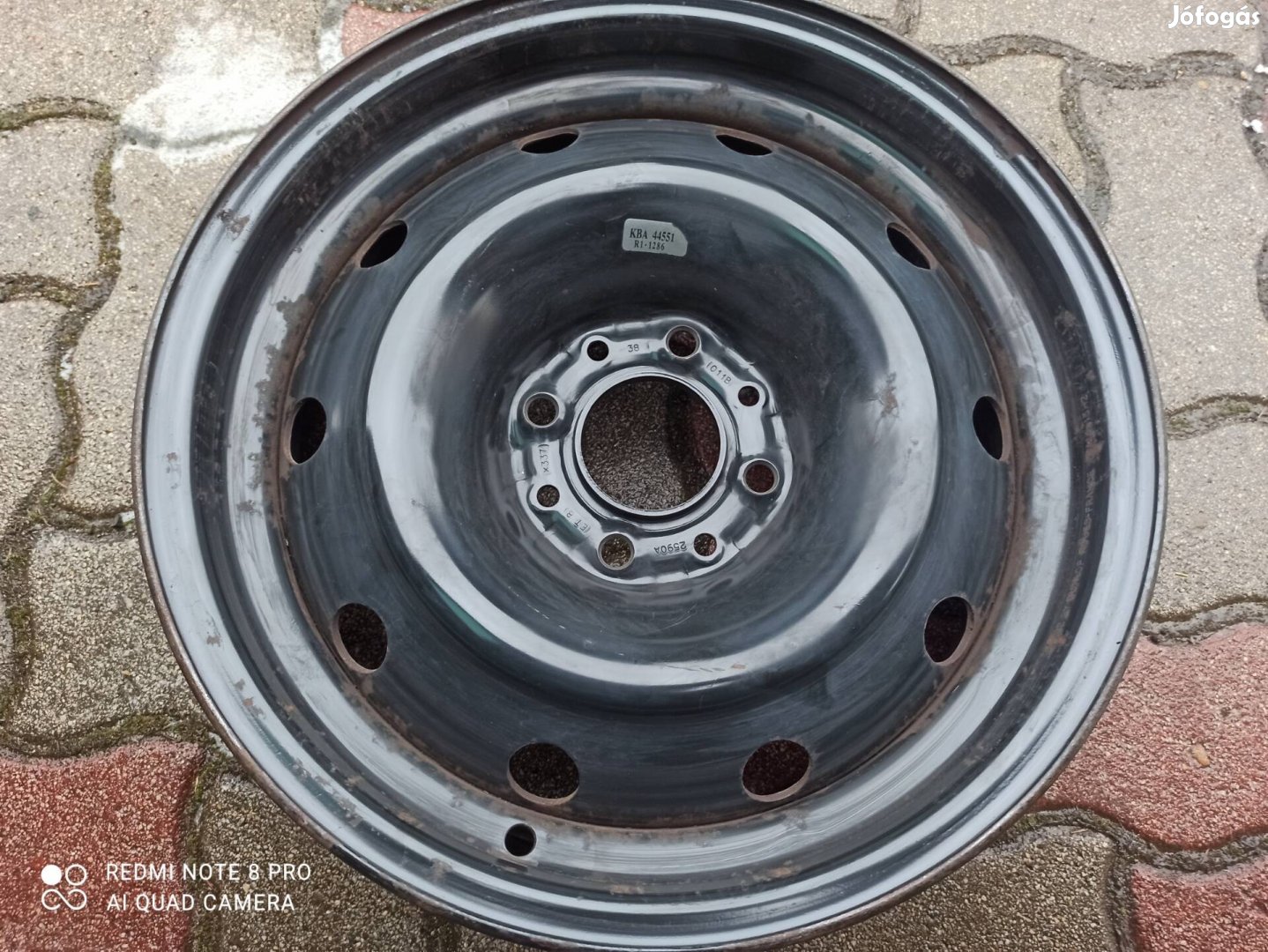 Citroën lemezfelni 5.5x15 4x108 Et 8     4db