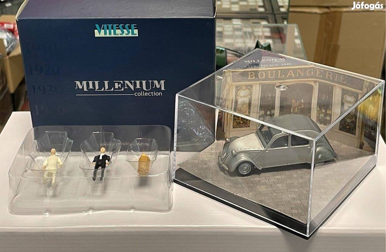 Citroen 2CV 1948 + figurák 1:43 1/43 Vitesse Millenium Coll