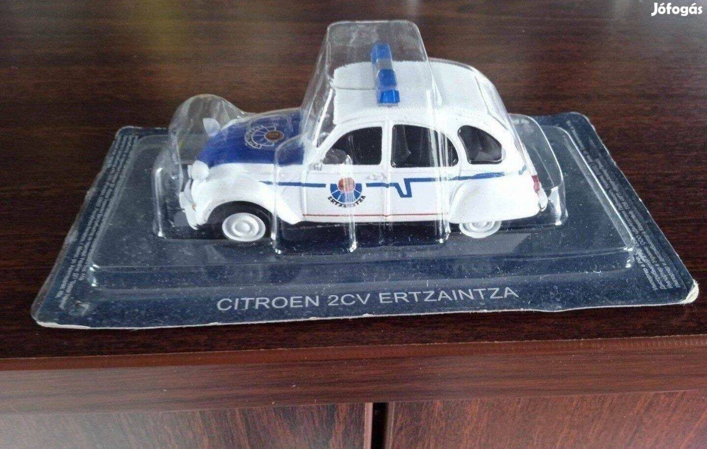 Citroen 2CV Ertzaintza Spanyol rendör kisauto modell 1/43 Eladó