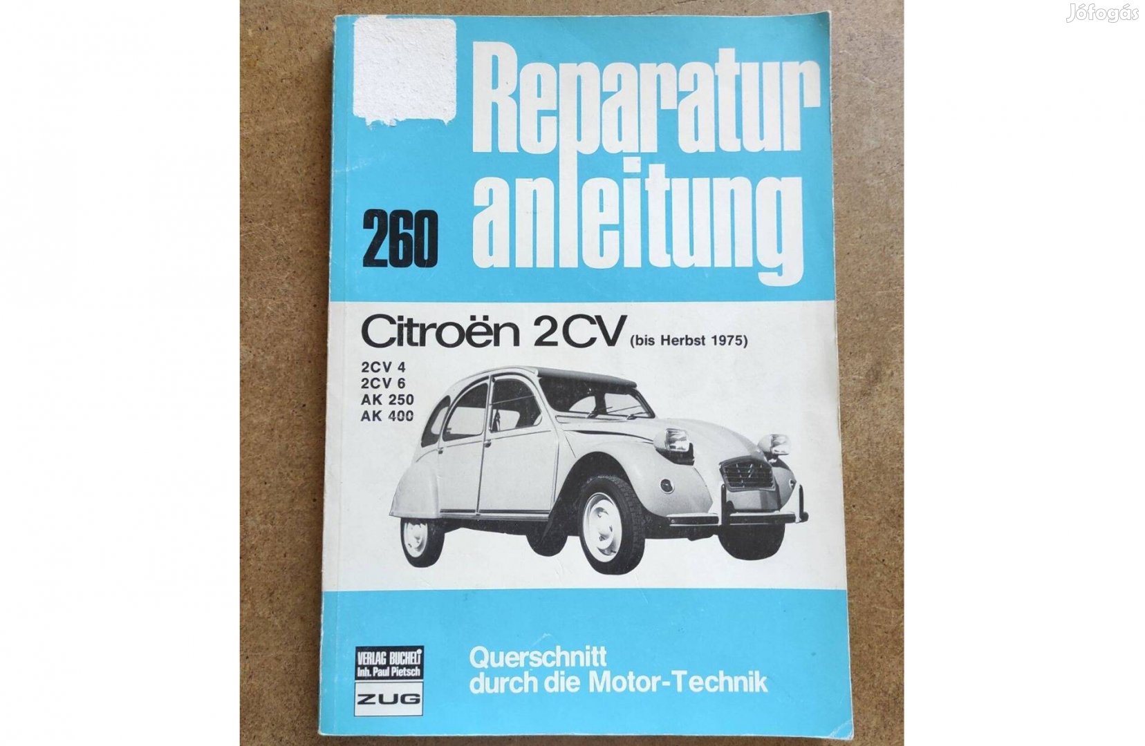 Citroen 2CV javítás és karbantartás könyv