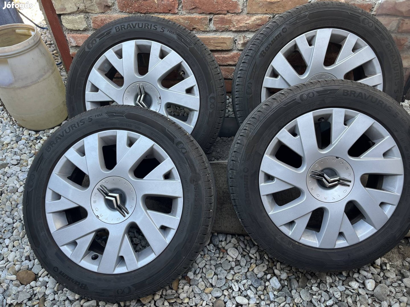 Citroen 4x108  215/55r17 új gumikkal