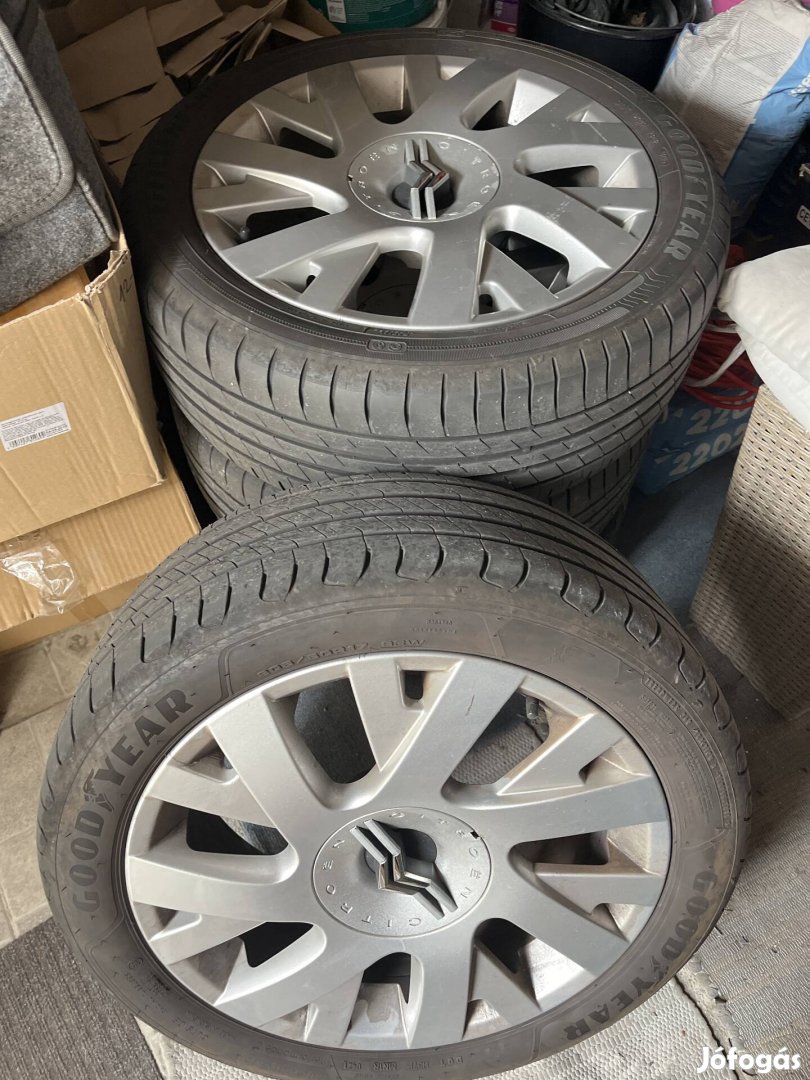 Citroen 4x108 nyári gumikkal 205/50r17