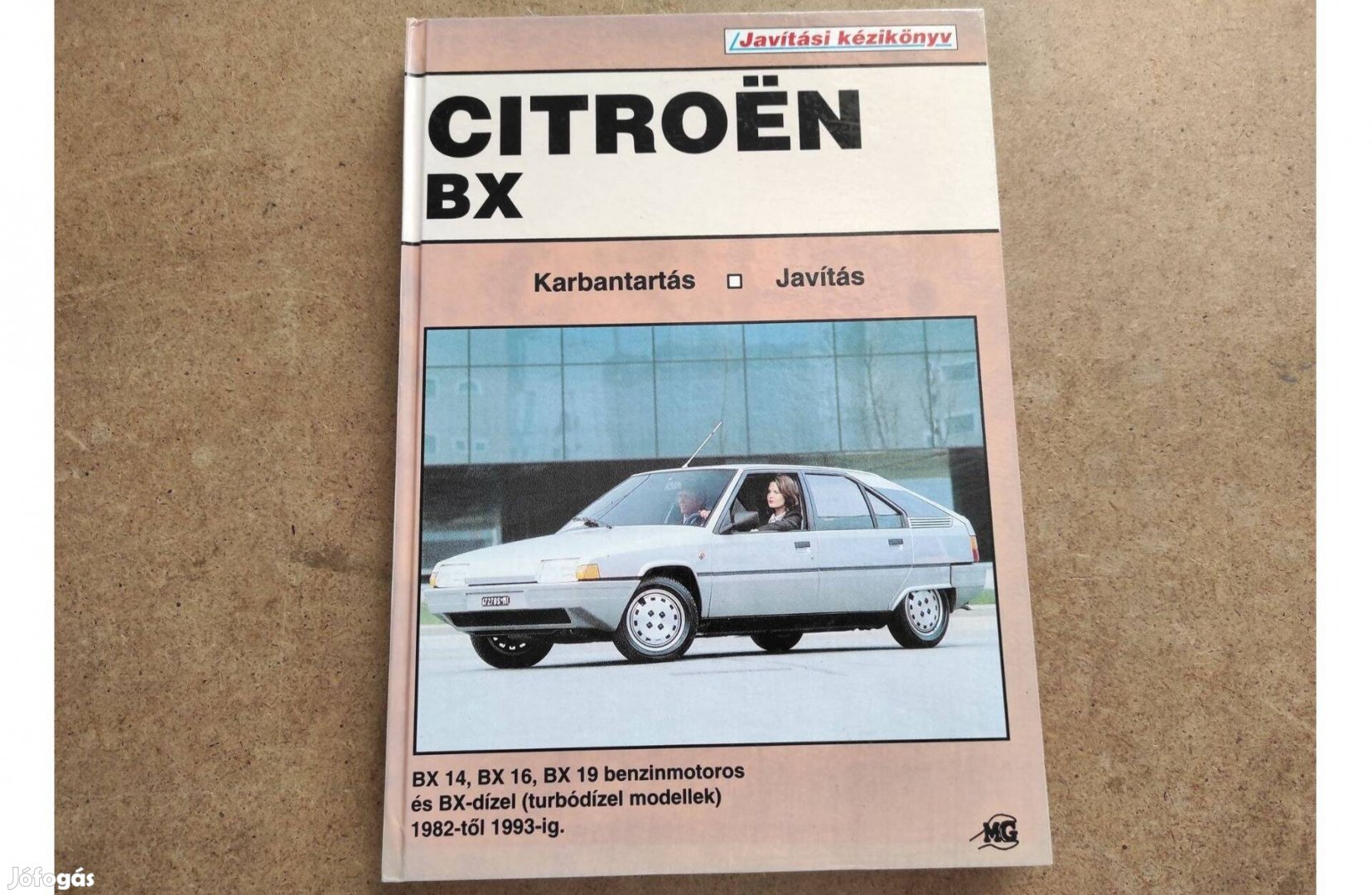 Citroen BX javítási karbantartási könyv