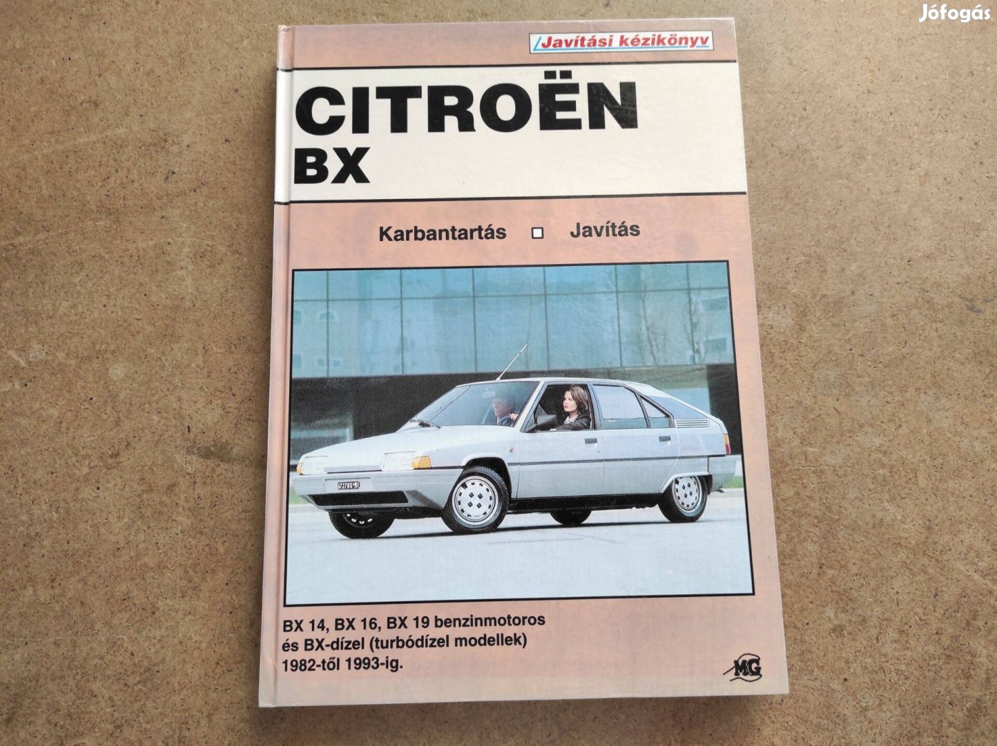 Citroen BX javítási karbantartási könyv