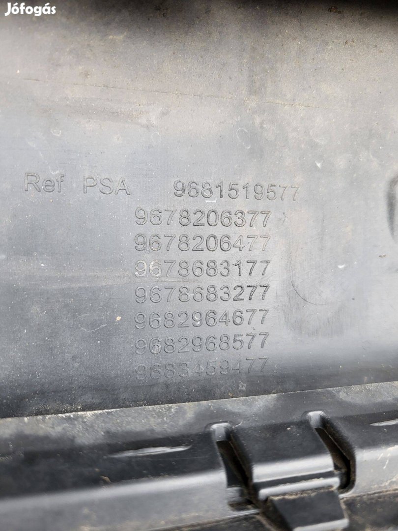 Citroen Berlingo 2 II 2012- gyári 9681519577 első lökhárító hűtőrács