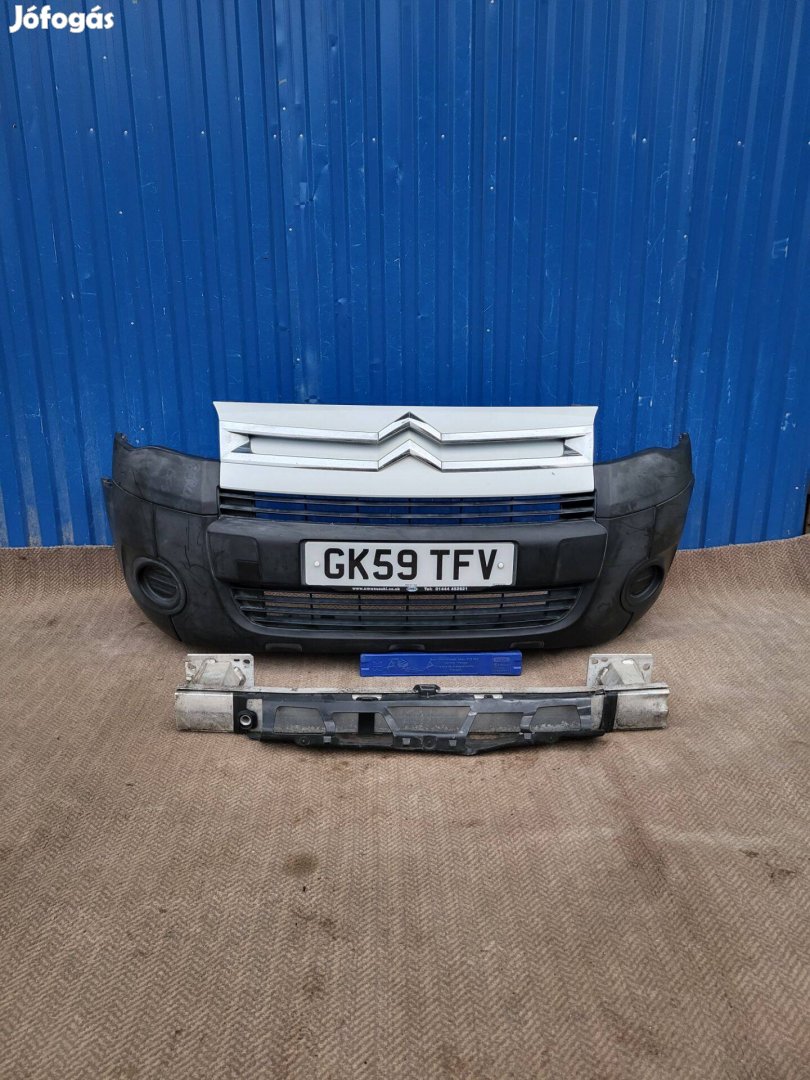 Citroen Berlingo II 2 2008- gyári 9682966577 első lökhárító, hűtőrács