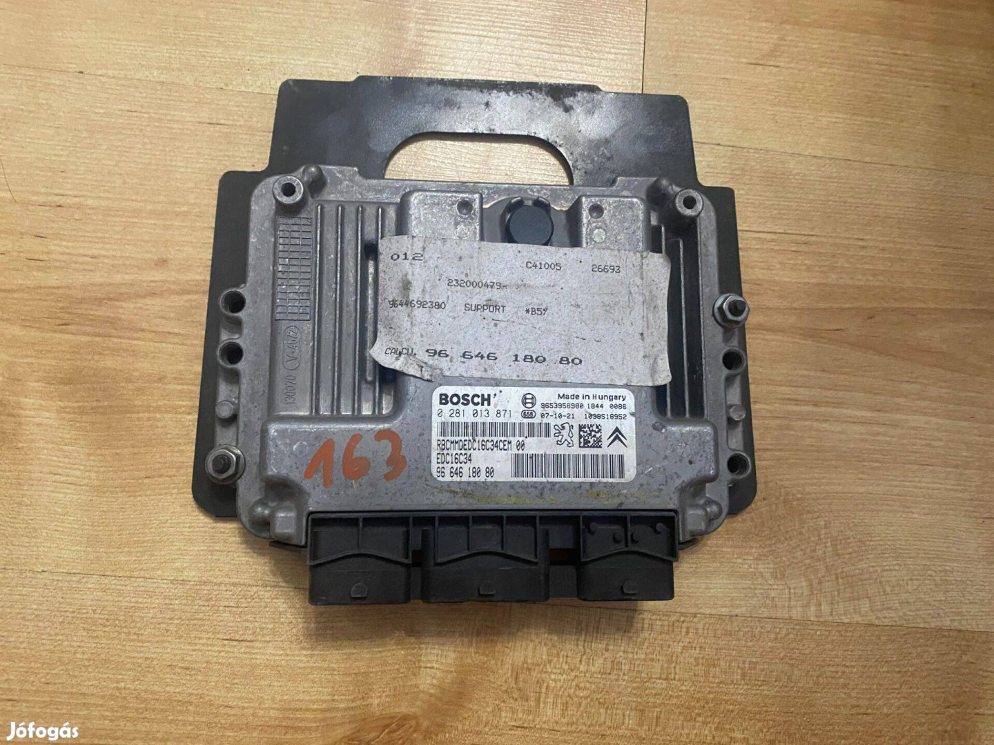 Citroen Berlingo II Peugeot Partner II 1.6 HDI motorvezérlő 9664618080