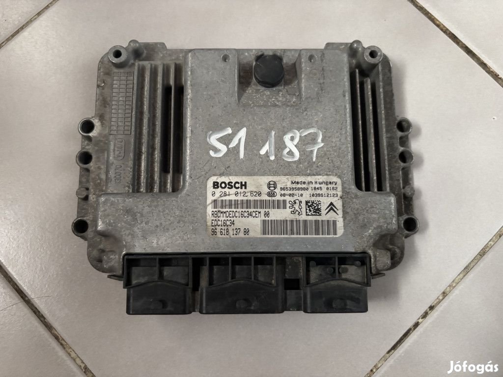 Citroen Berlingo, Peugeot Partner motorvezérlő 0281012620 9661813780