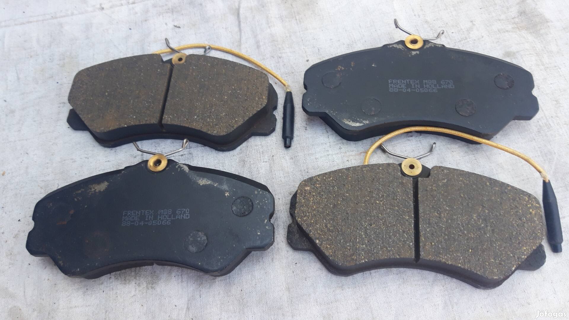 Citroen C25 és C35 első tárcsafékbetét garn 1998ig 