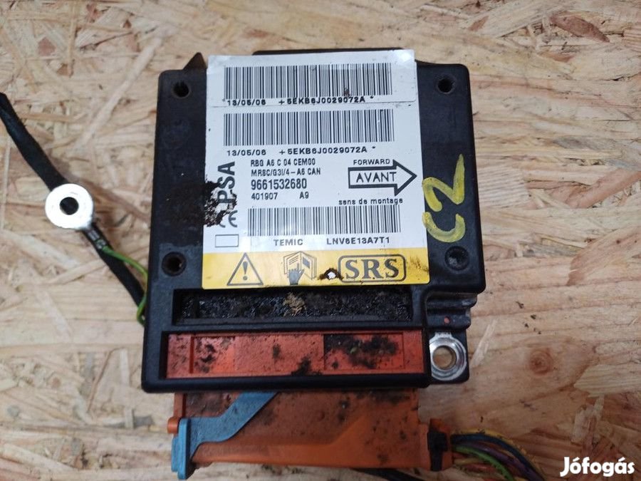 Citroen C2 2002-2010 Légzsák Vezérlő Elektronika