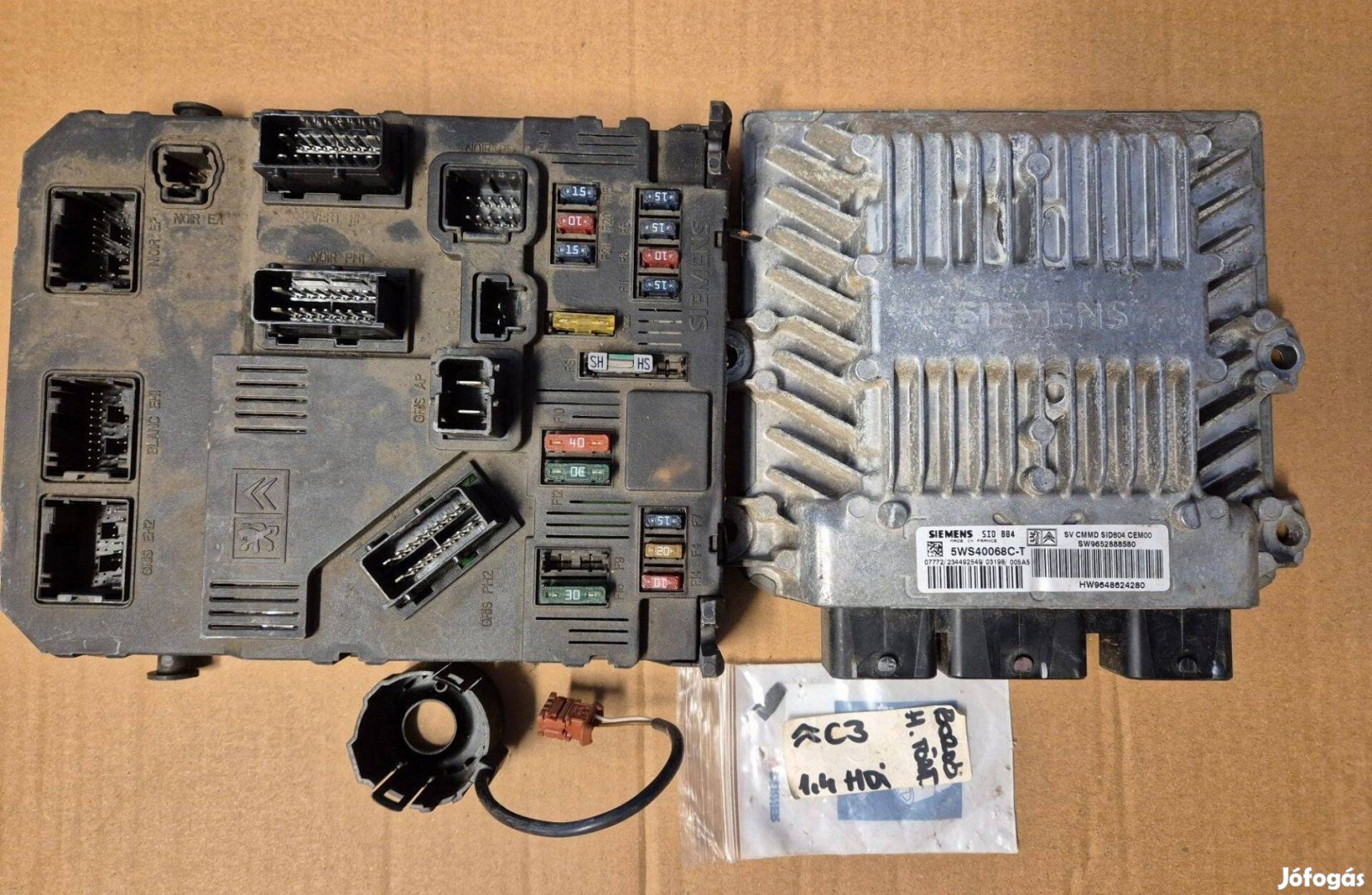 Citroen C3 1.4 HDI immobiliser szett