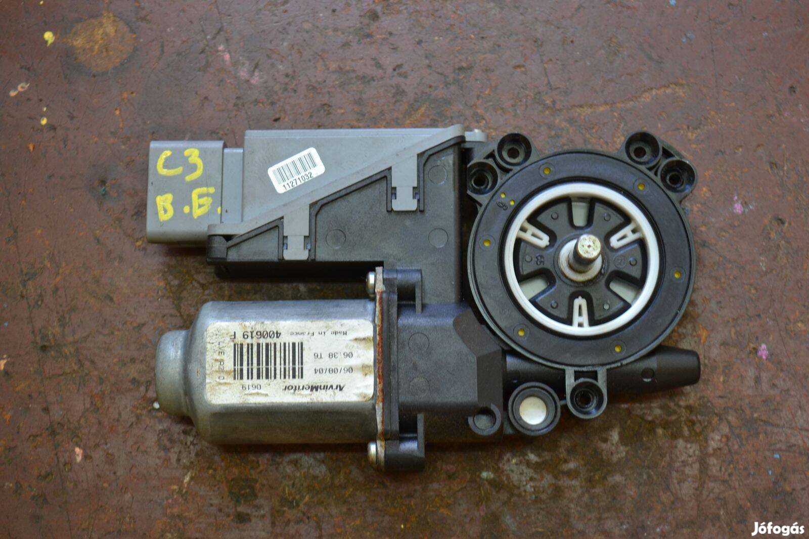 Citroen C3 I bal első elektromos ablakemelő motor! 400619, 6482