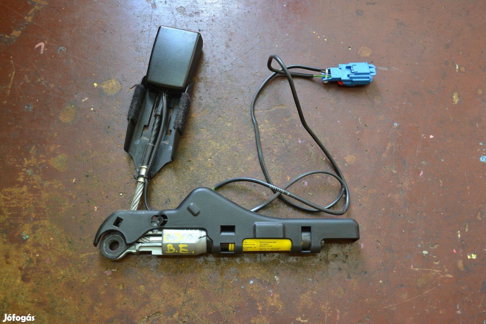 Citroen C3 I bal első övfeszítő, bal első öv csat 9640676877, 33019289