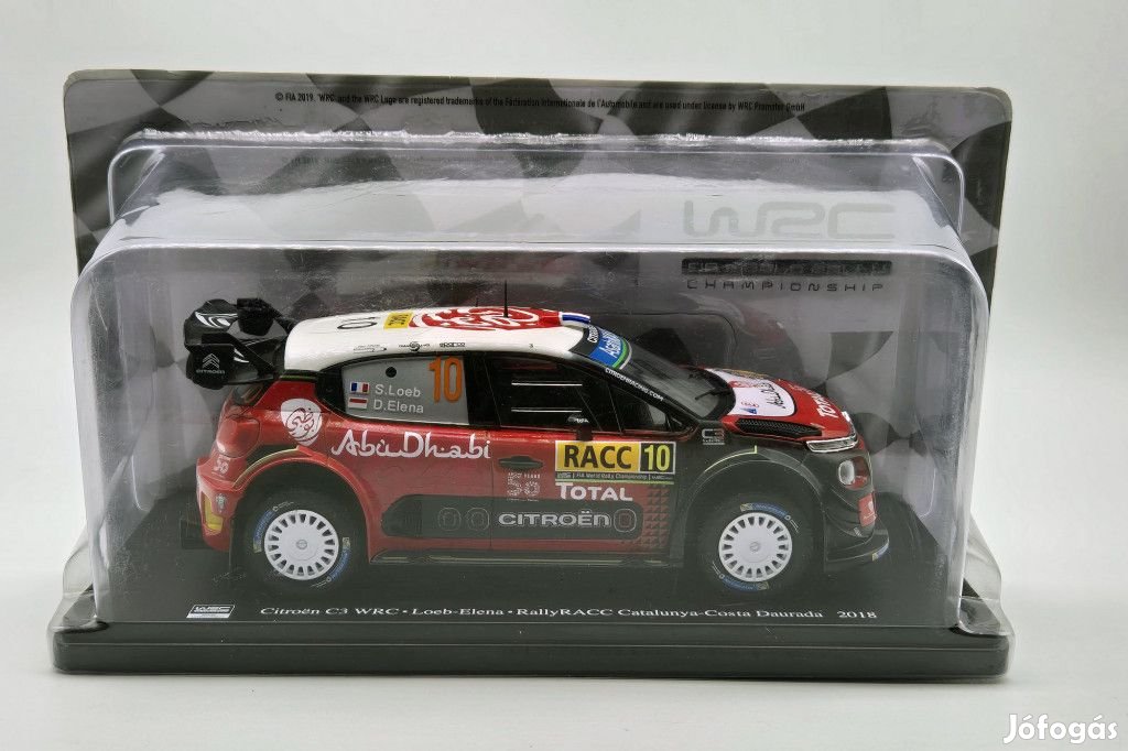 Citroen C3 WRC #10 (2018) - Sebastian Loeb - Daniel Elena -  Edicola