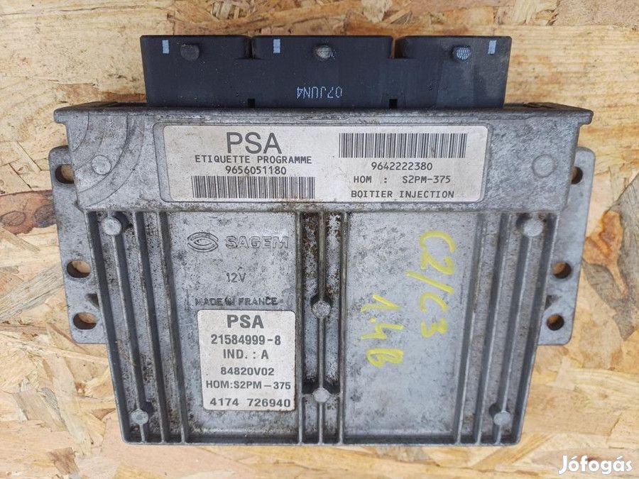 Citroen C3 2002-2008 1.4 Benzines Motorvezérlő