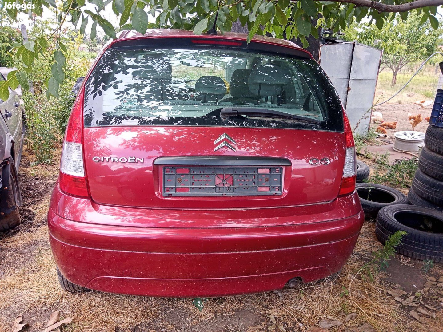 Citroen C3 hátsó lökháritó