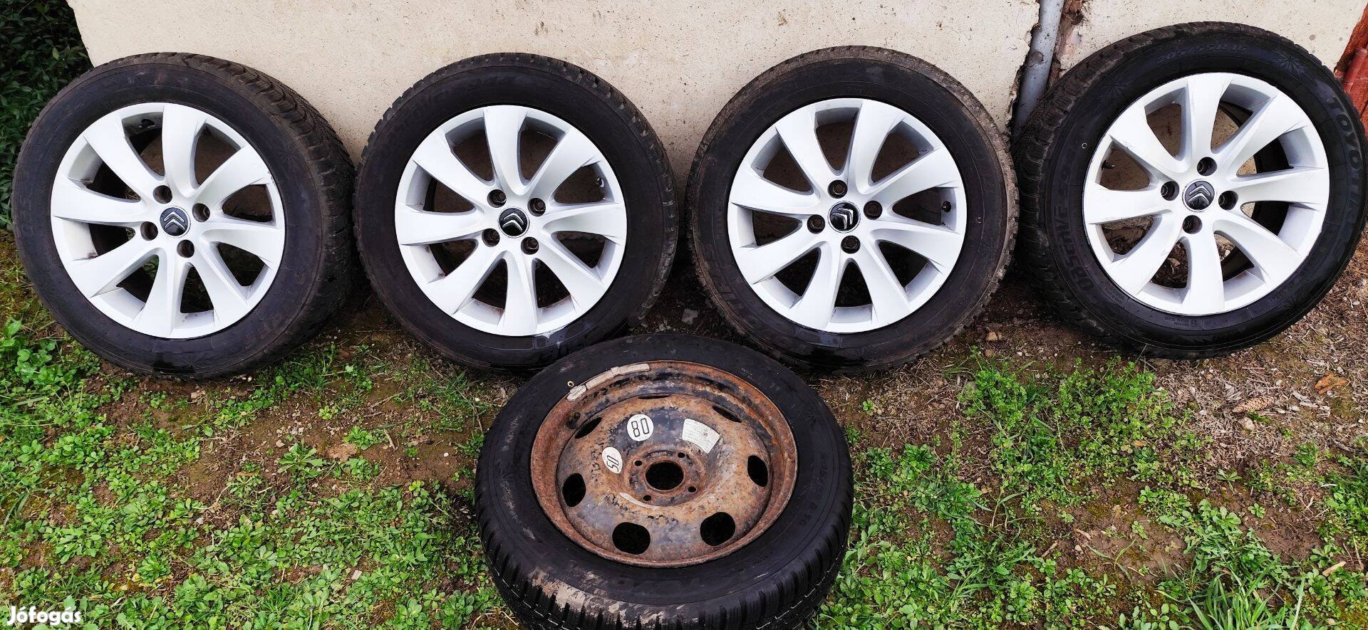 Citroen C4 Picasso I Eredeti 4 lyukas gyári felni szett