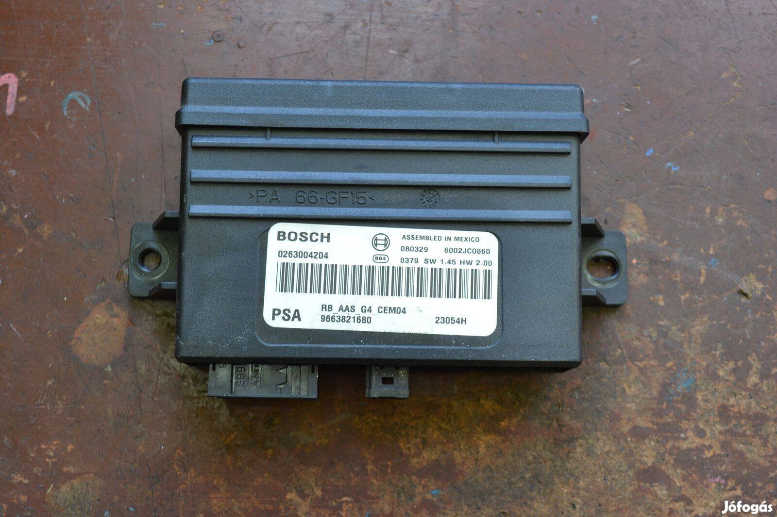 Citroen C4 Picasso I tolatóradar PDC elektronika 0263004204 9663821680