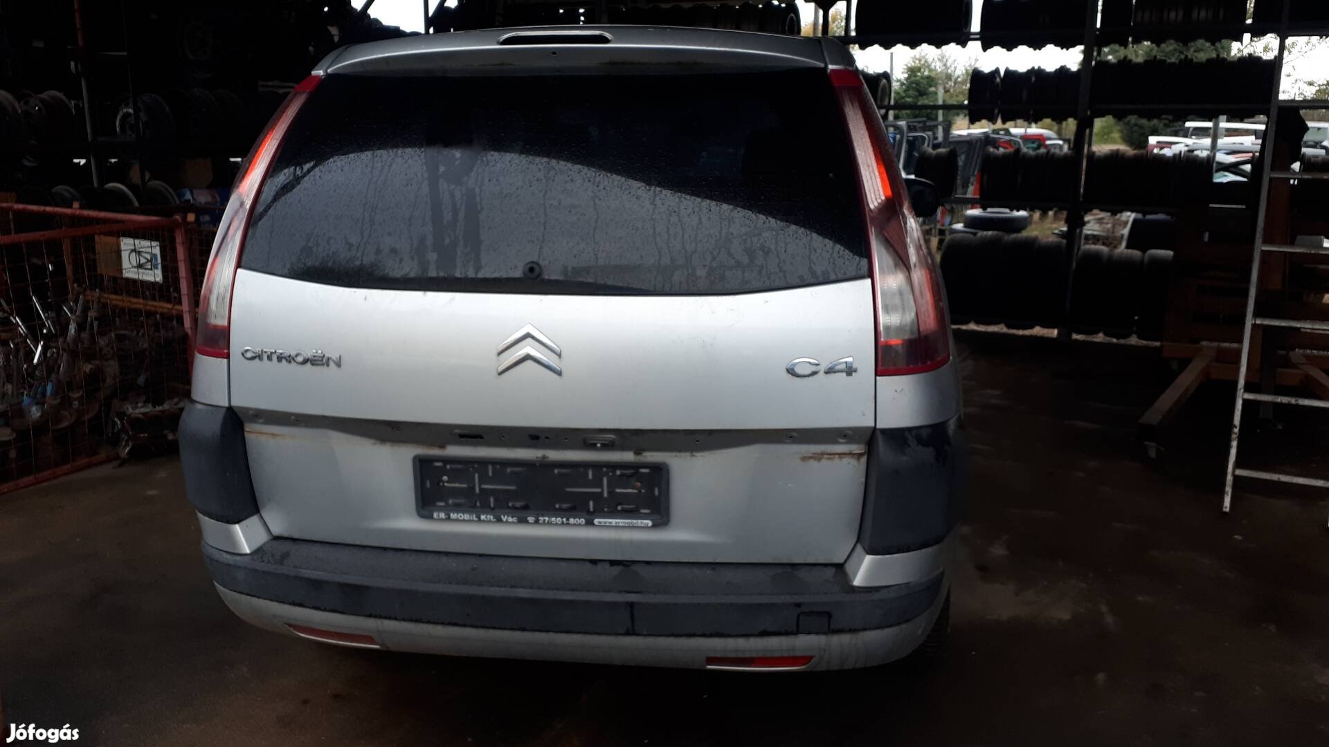 Citroen C4 Picasso  2006  üres csomagtérajtó üveggel 