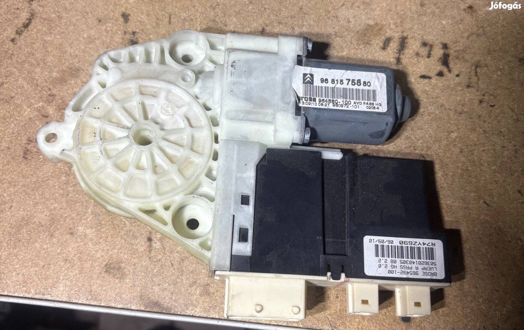 Citroen C4 ablakemelő motor