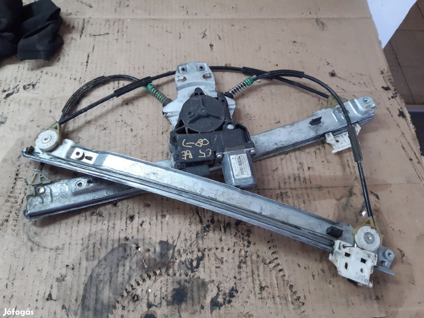 Citroen C5 08- Bal Első Ablakemelő Szerkezet Elektromos