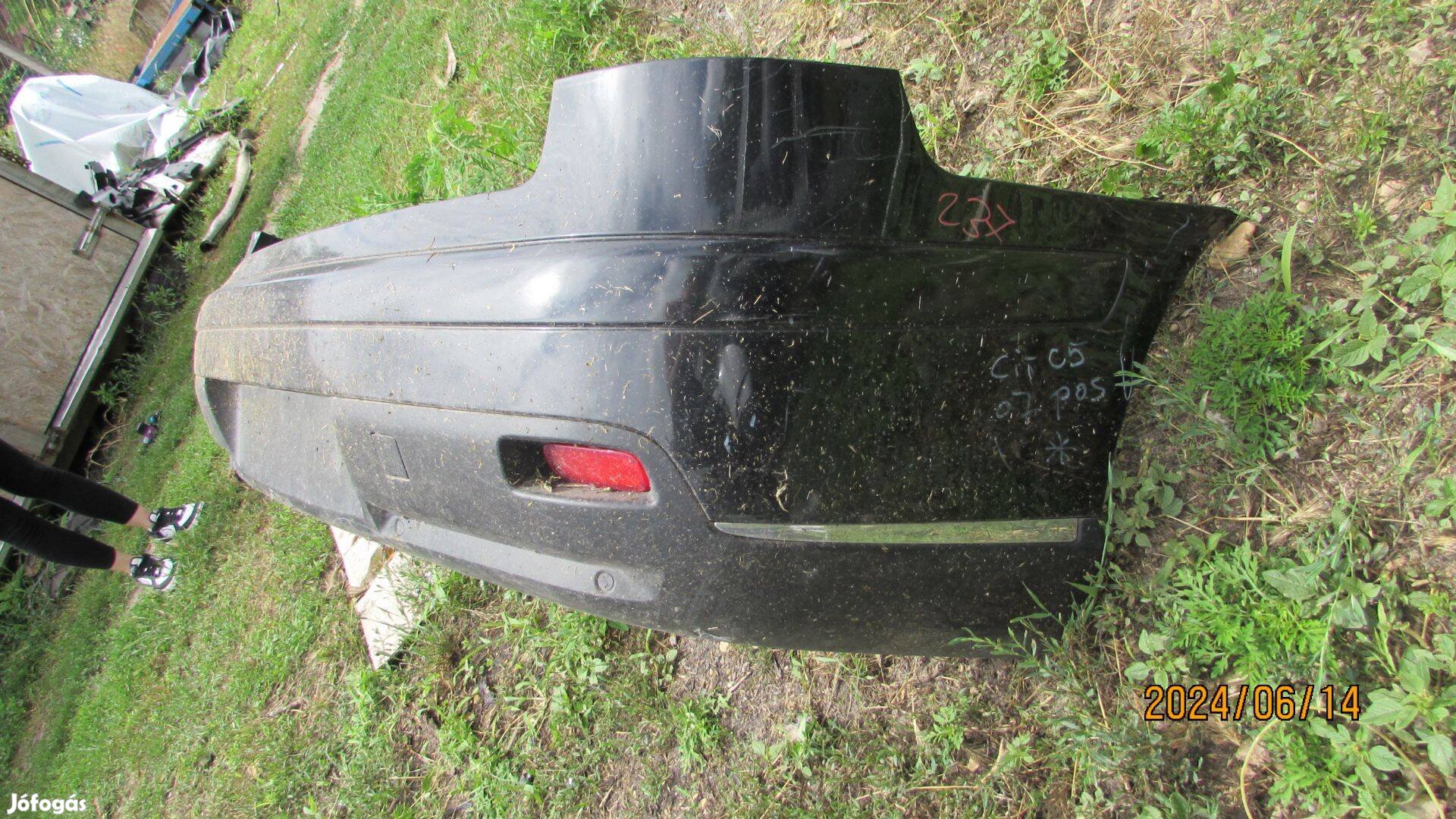 Citroen C5 2007 hátsó lökhárító komplett (237) 9650474480