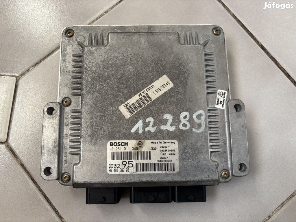 Citroen C5 motorvezérlő elektronika 0281011340 9649158380