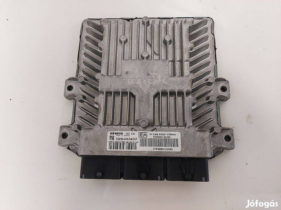 Citroen C6 2.7 HDI motorvezérlő ECU 9663122980 5WS40534D-T