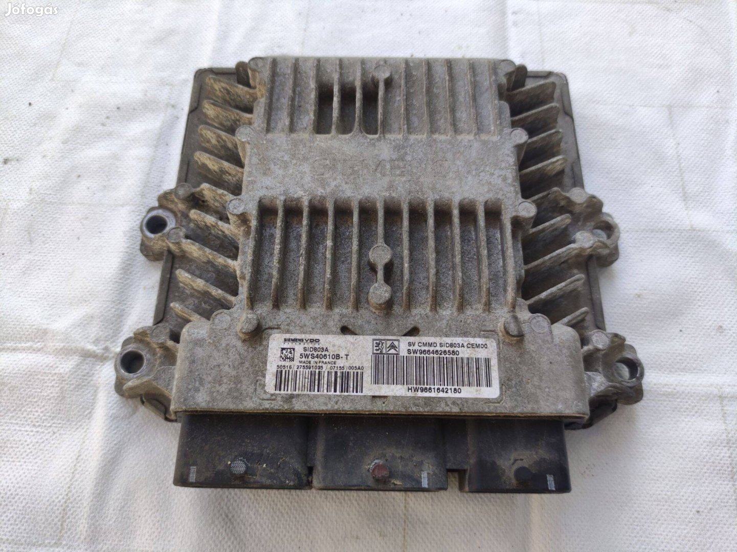 Citroen C8 Fiat Ulysse Peugeot 807 2002- 2.0 diesel motorvezérlő ECU