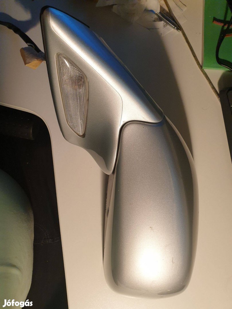 Citroen C8 ezüst bal első tükör 2002-2009