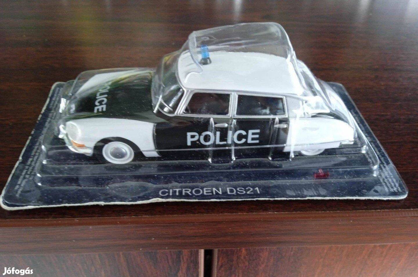 Citroen DS21 - Police FR rendör kisauto modell 1/43 Eladó