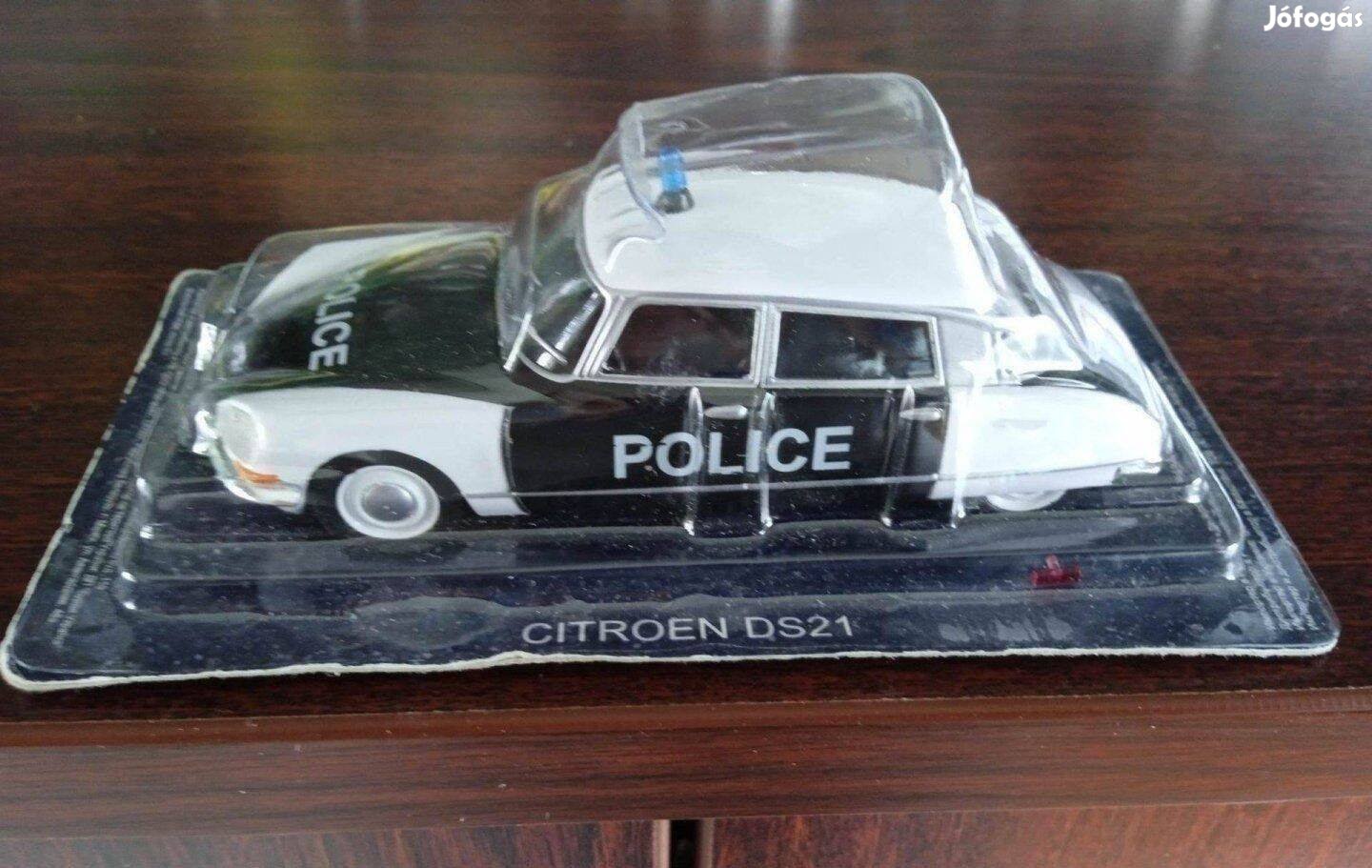 Citroen DS21 - Police FR rendör kisauto modell 1/43 Eladó