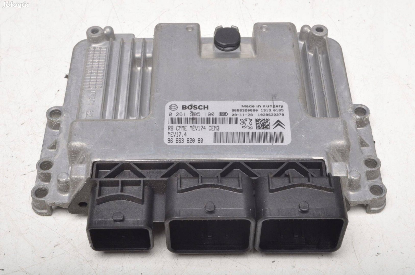 Citroen DS3 1.6 ECU motorvezérlő elektronika 9666382080