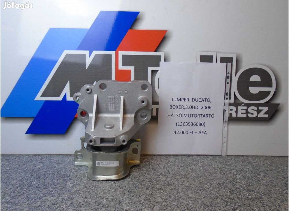 Citroen Jumper, Fiat Ducato,Peugeot Boxer, 3.0HDI hátsó motortartó