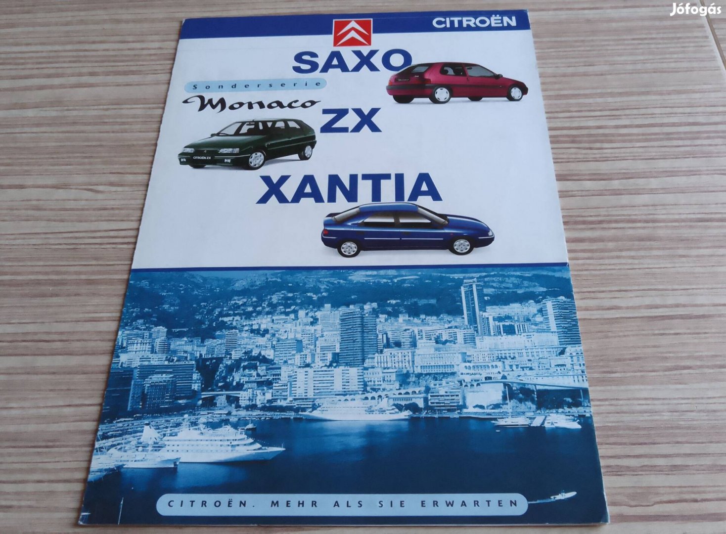 Citroen Monaco (1997) Saxo, Zx, Xantia prospektus, katalógus.