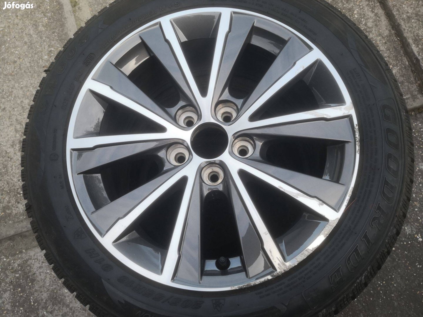 Citroen Peugeot 16-os pótkerék 4x108