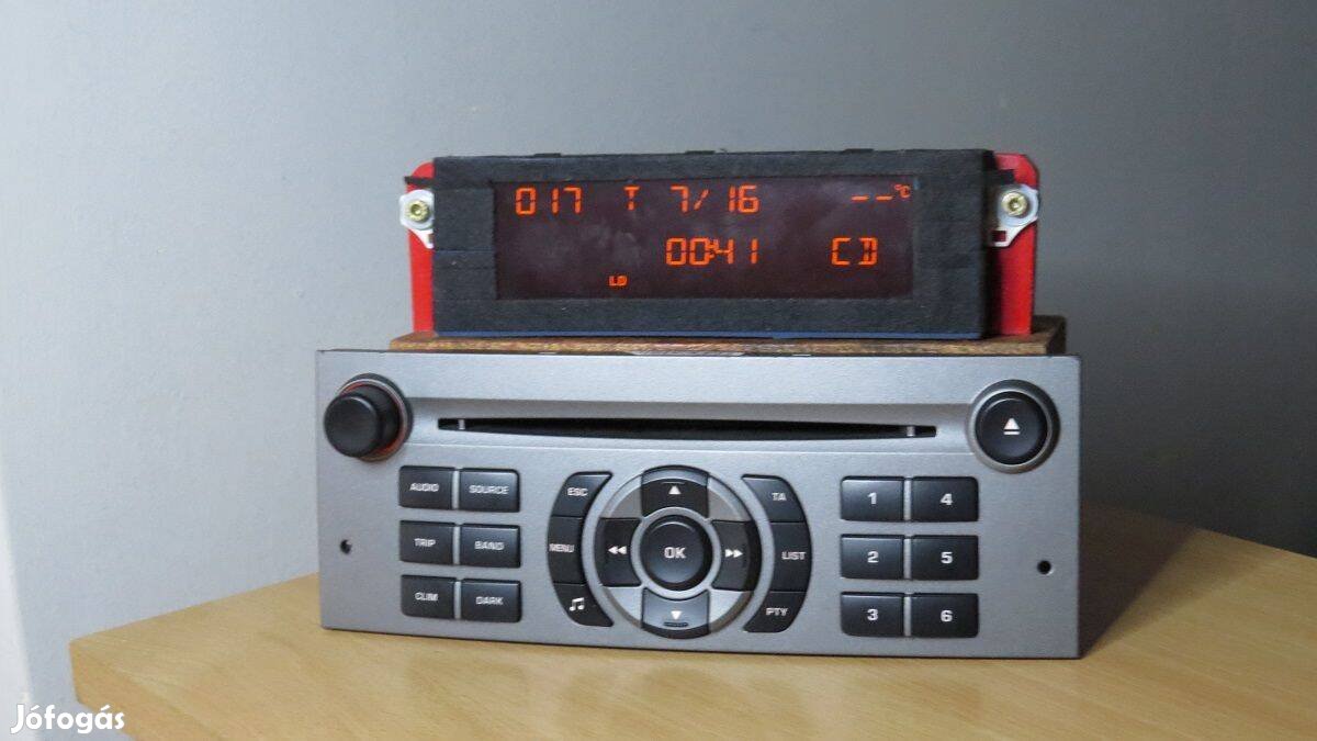 Citroen Peugeot RD4 gyári cd rádió fejegység autorádió