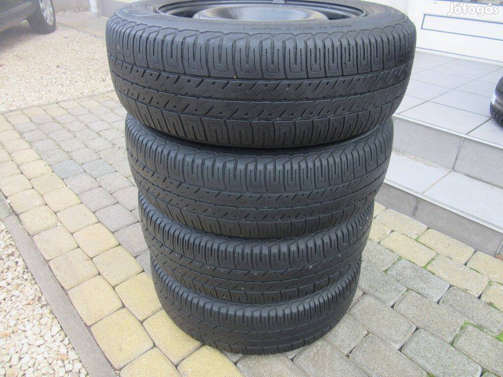 Citroen, Peugeot acélfelni 185/65 R15 Goodyear nyári gumival eladó