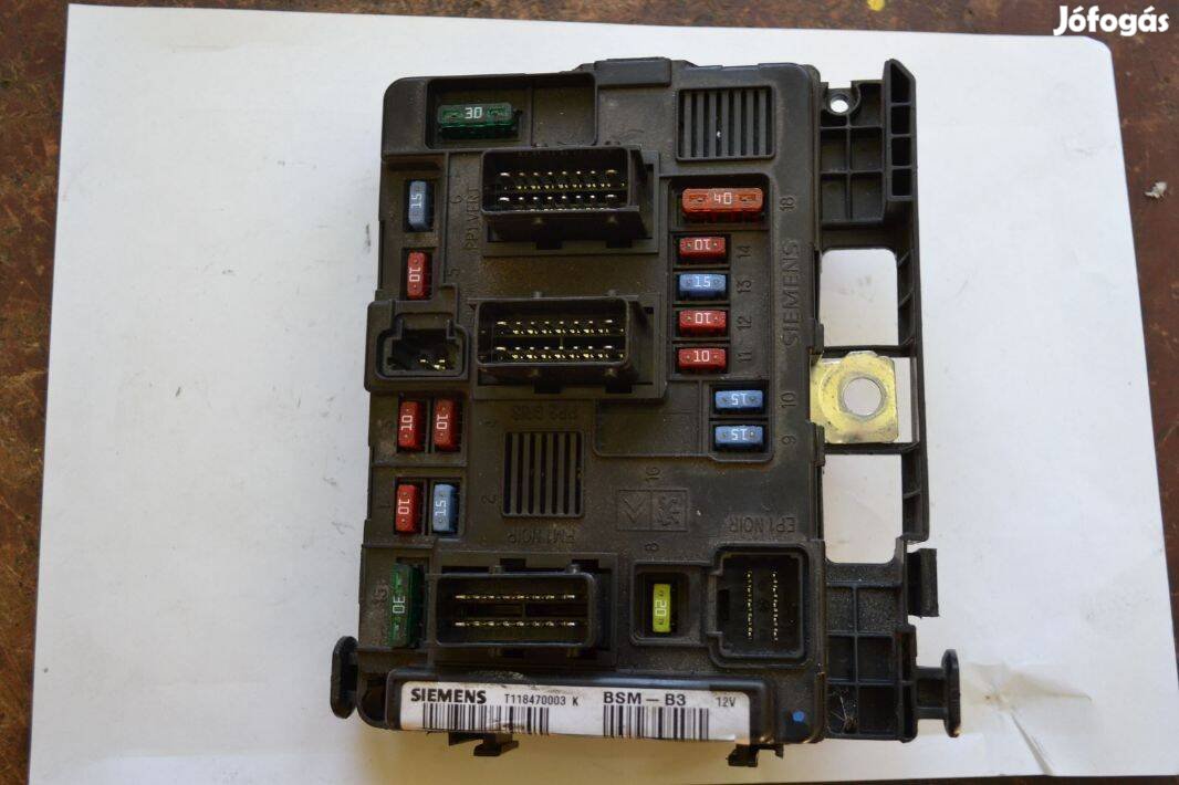 Citroen, Peugeot motortéri biztosítéktábla, Bsml!