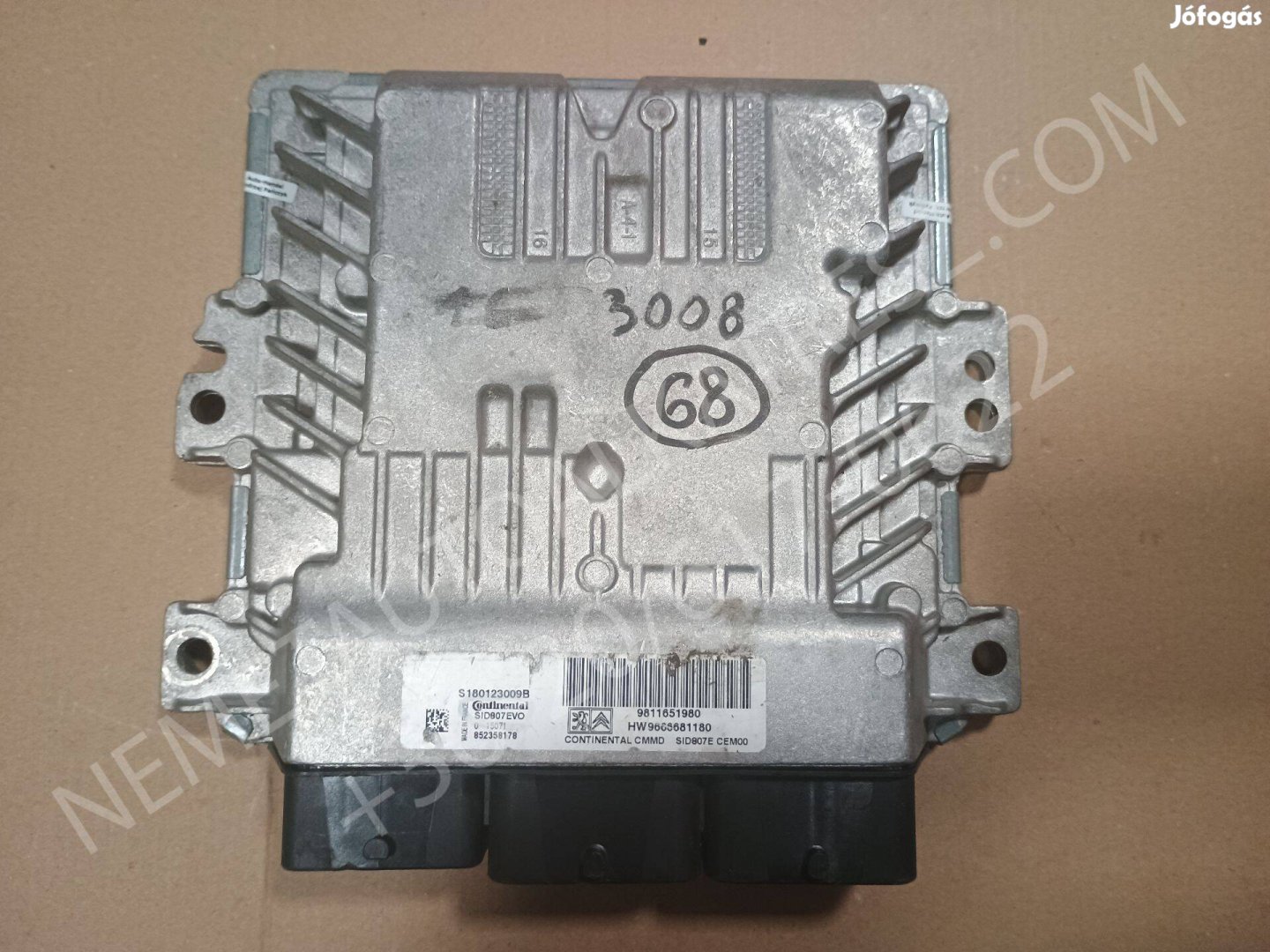 Citroen, Peugeot motorvezérlő ECU SID807E CEM00