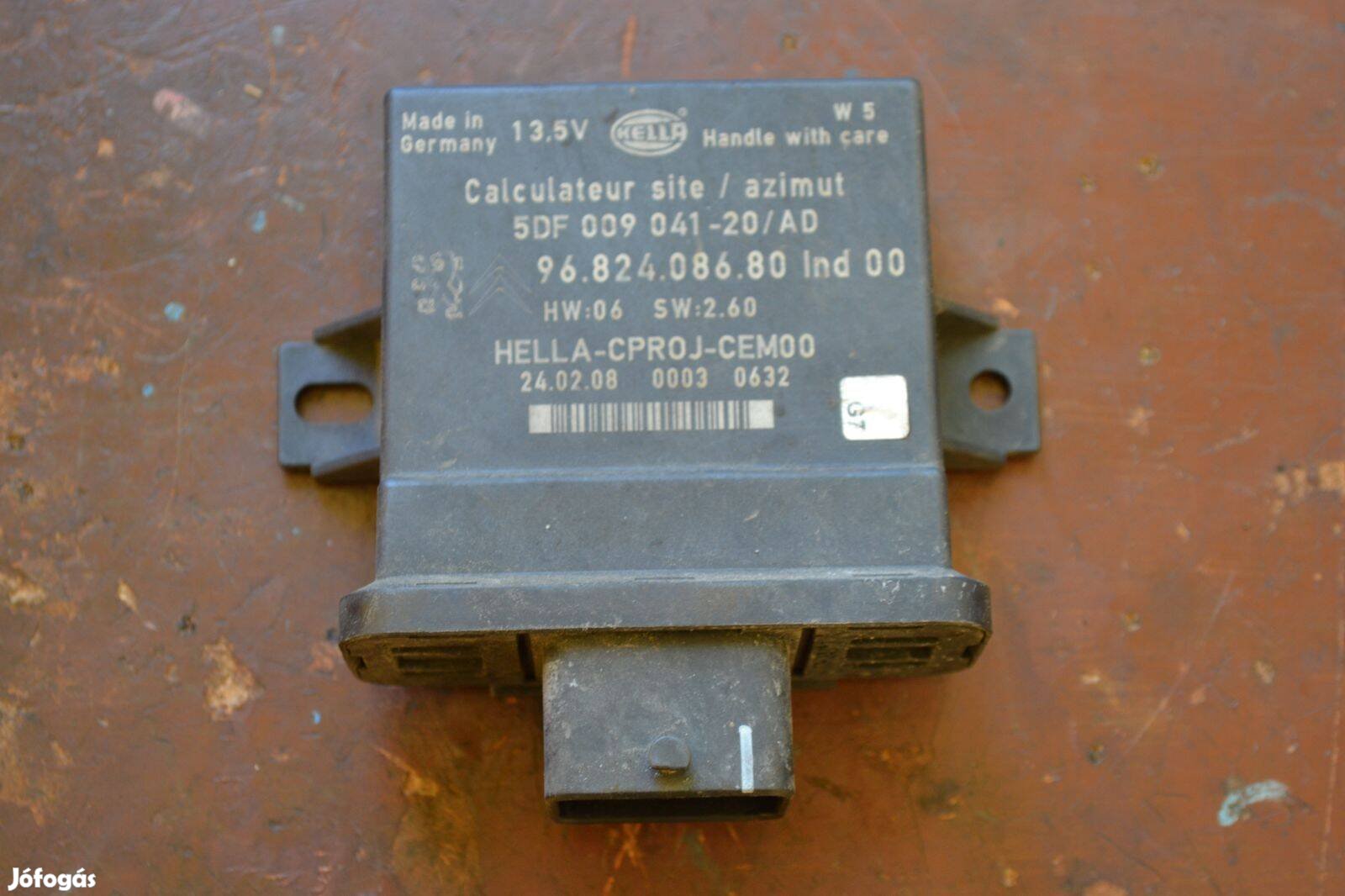 Citroen, Peugeot xenon fényszóró vezérlő! 9682408680, 5DF009041-20/Ad