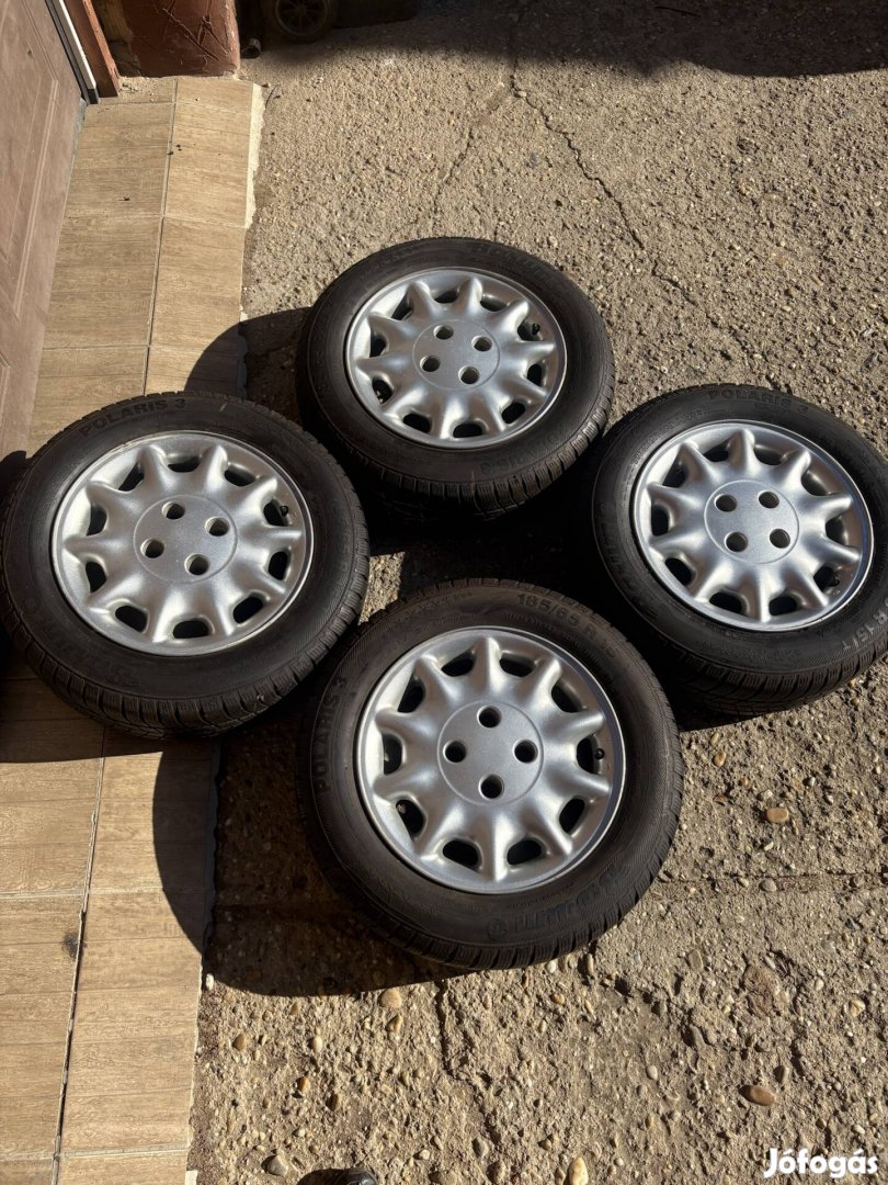 Citroen alufelni 15" +téli gumi 185/65 R15 alu felni