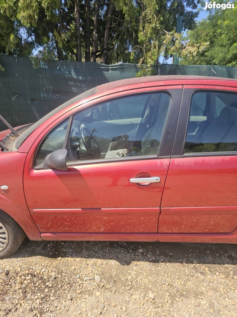 Citroen c3 bal első bordó ajtó 20000  