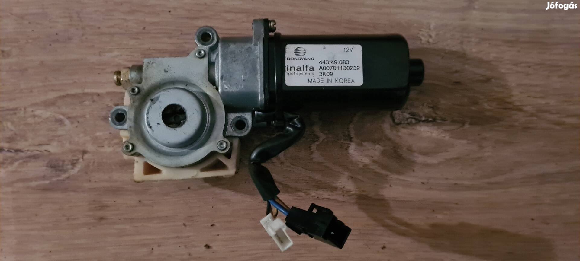 Citroen c3 pluriel teto mozgato motor