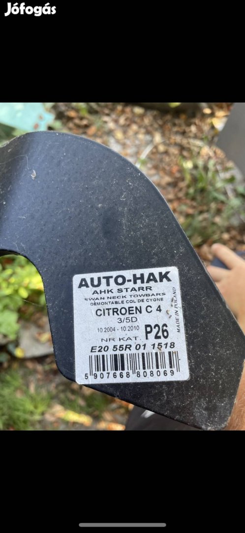 Citroen c4 vonóhorog